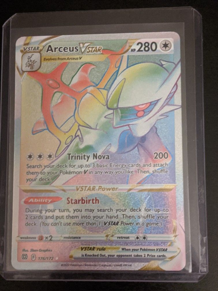 Arceus V STAR 176/172 Brilliant Stars Mint Condition