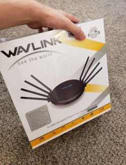 Wavlink AC3000 Tri-Band WiFi Router Smart Gigabit Wireless Router with MU-MIMO, High Gain 8 x 5dBi Antennas, 4 x LAN Full Gigabit Ports, USB3.0  Qos