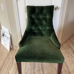 Tall green Dinning Chairs 