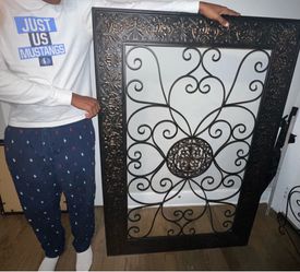 Tall Rod Iron Decor