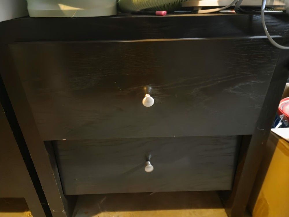 Small Bedside Tables Dark Wood.
