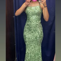 Mermaid Prom Dress Size Small..(Read Description