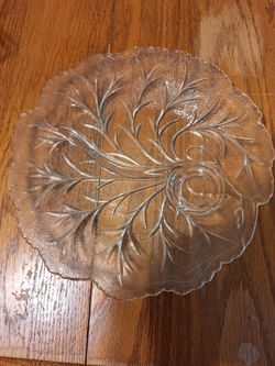 1968 Antique Crystal Decorative Plates - Set of 5 NEW IN BOX