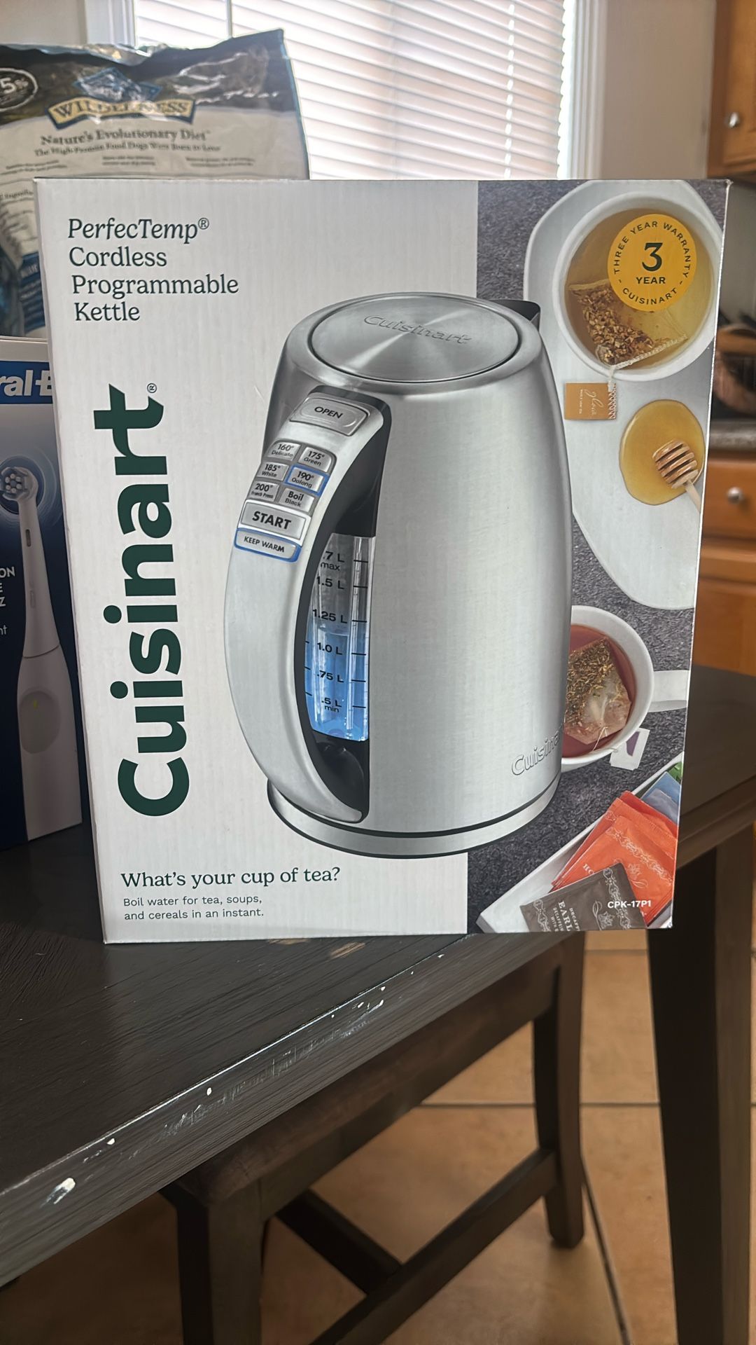 Cuisine art perfect temp cordless programmer kettle