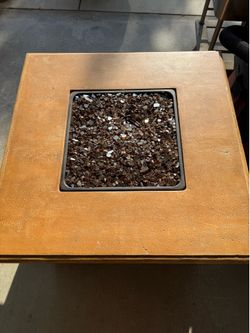 Small fire table
