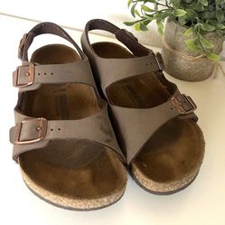 1.5 Birkenstock little kids Roma Sandel Birkibuc Mocha Suede Eur 33 Kids Unisex 