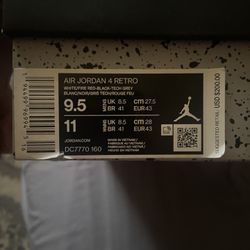 Air Jordan Retro 4, Fire Red 2020