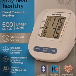 Homedics 500 Series Bluetooth Upper Arm Blood Pressure Monitor