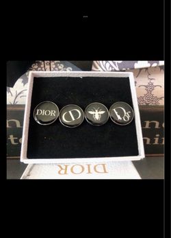 New Men’s Black Cuff Links/Tie Pin