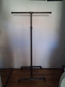 Industrial Pipe Clothing Rack