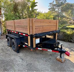 Dump Trailer with Hydraulic and Tarp