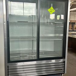 Used Large Commercial Two Door True Refrigerator