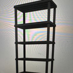 Black Heavy Duty Plastic Shelves 