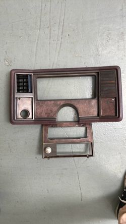 Vintage Car Dashboard Instrument Cluster Bezel