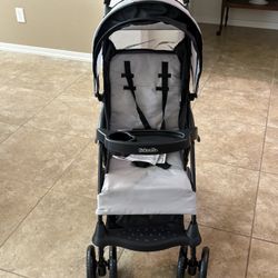 Kolcraft Cloud Plus Lightweight Umbrella Stroller for Toddlers with Reclining Seat, Large Storage