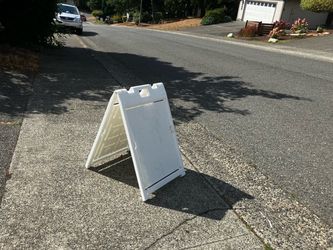 Sidewalk Plastic Sign For Yard Garage Business