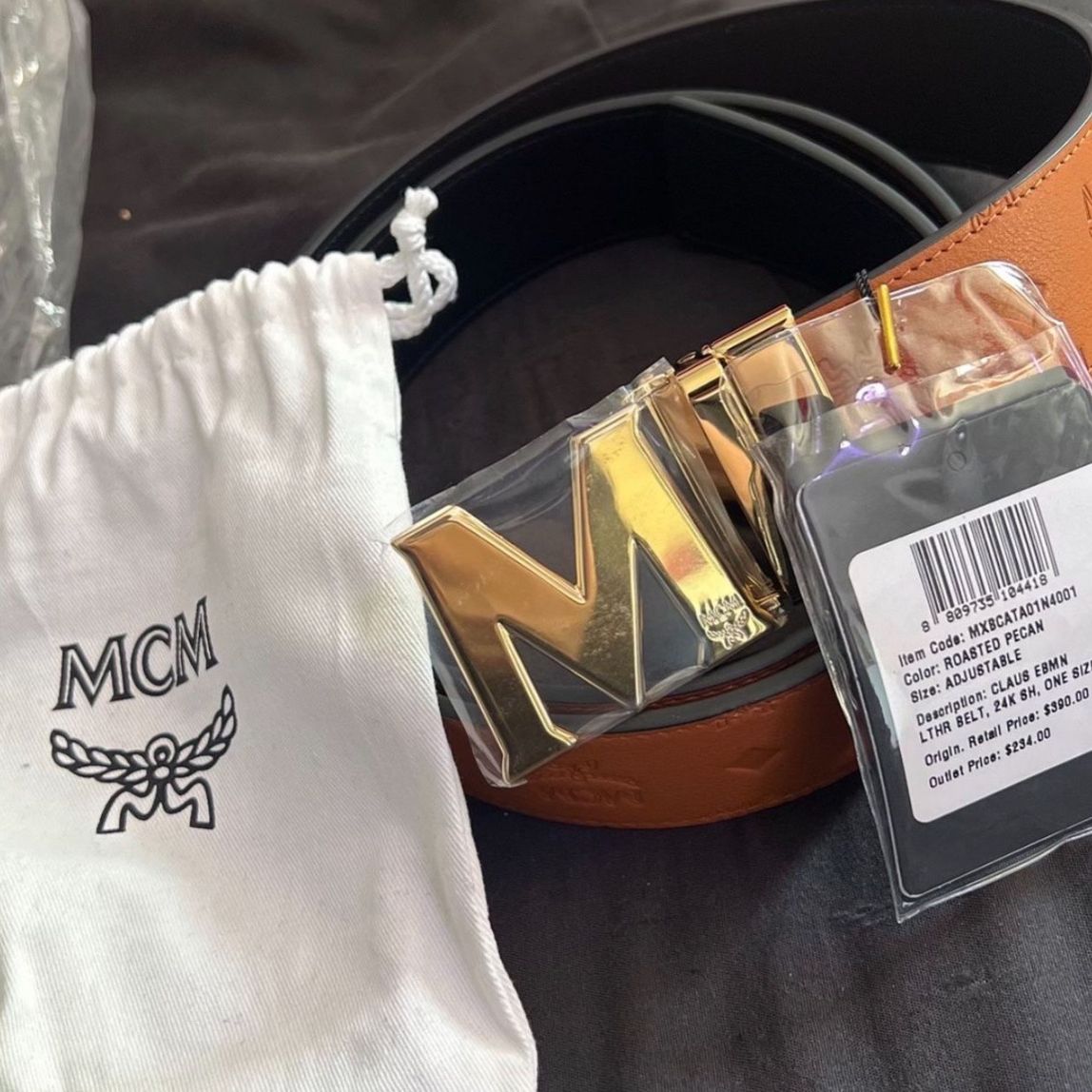 Authentic MCM belts