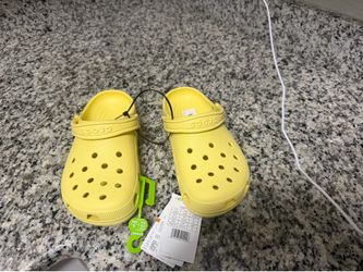 Yellow crocs