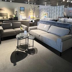 Grey Sofa And Loveseat