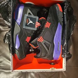 Jordan 4s " OVO RAPTORS " SIZE 9.5 EXCELLENT CONDITION 