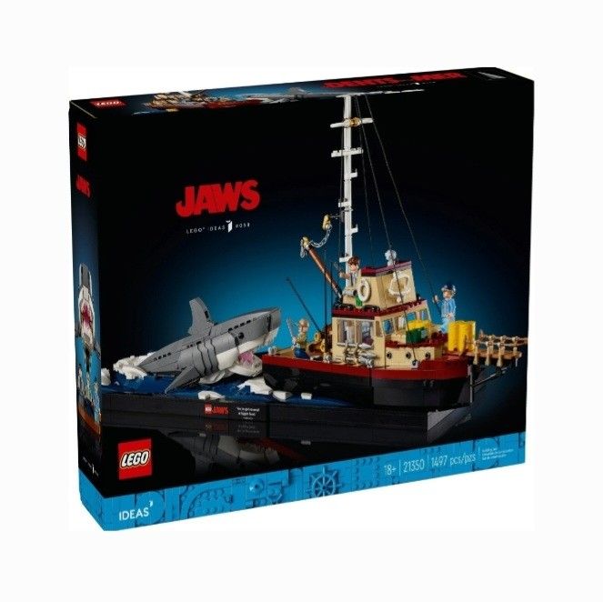 LEGO Ideas Jaws Set Diorama Kit (LEGO Model: 21350)