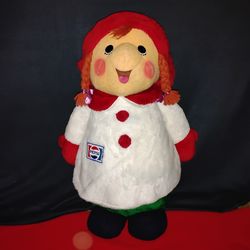 27" Pepsi Caroler Plush Stuffed Animal Vintage Soda Promo Christmas