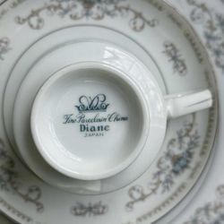 Fine Porcelain China Diane made in Japan