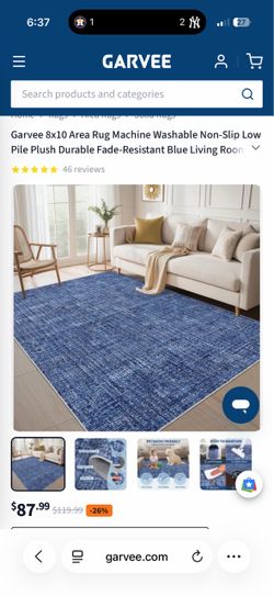 Rug washable 9x12