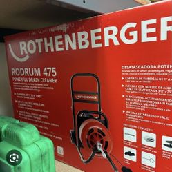 Rothenberger 110-volt 3/8-in Dia × 75-ft L Galvanized Wire Corded Machine Auger