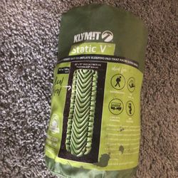 Klymit Static V Sleeping Air Pad used in fair condition