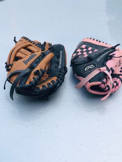 Rawling glove & Franklin glove