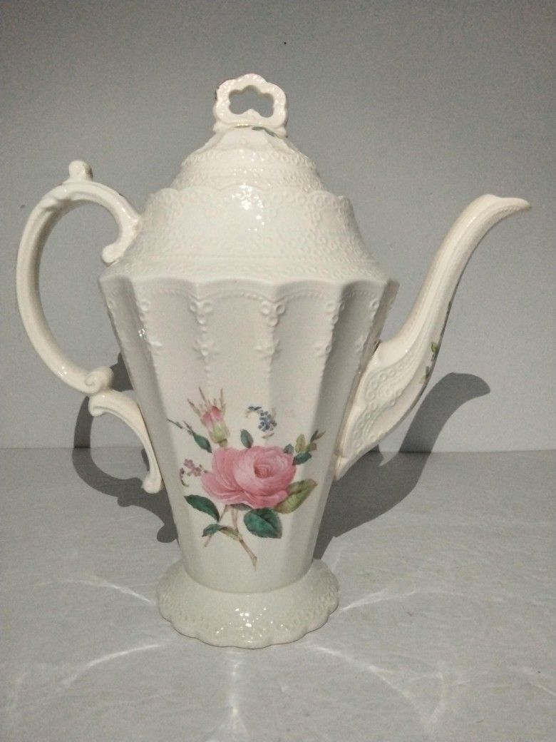Vintage Spode’s Jewel Copeland "Billingsley Rose" Coffee/Tea Pot ENGLAND