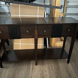 Console Table - Heavy Hard Wood