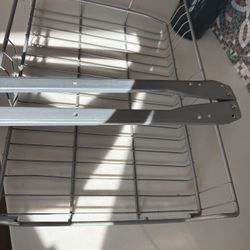 Rev-A-Shelf Silver Kitchen Cabinet Pull Out Shelf Organizer