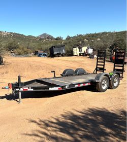 2019 snake river flatbed trailer equipment hauler