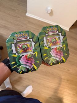 (2) Mega Meganium Ascended Heroes Tins - Sealed