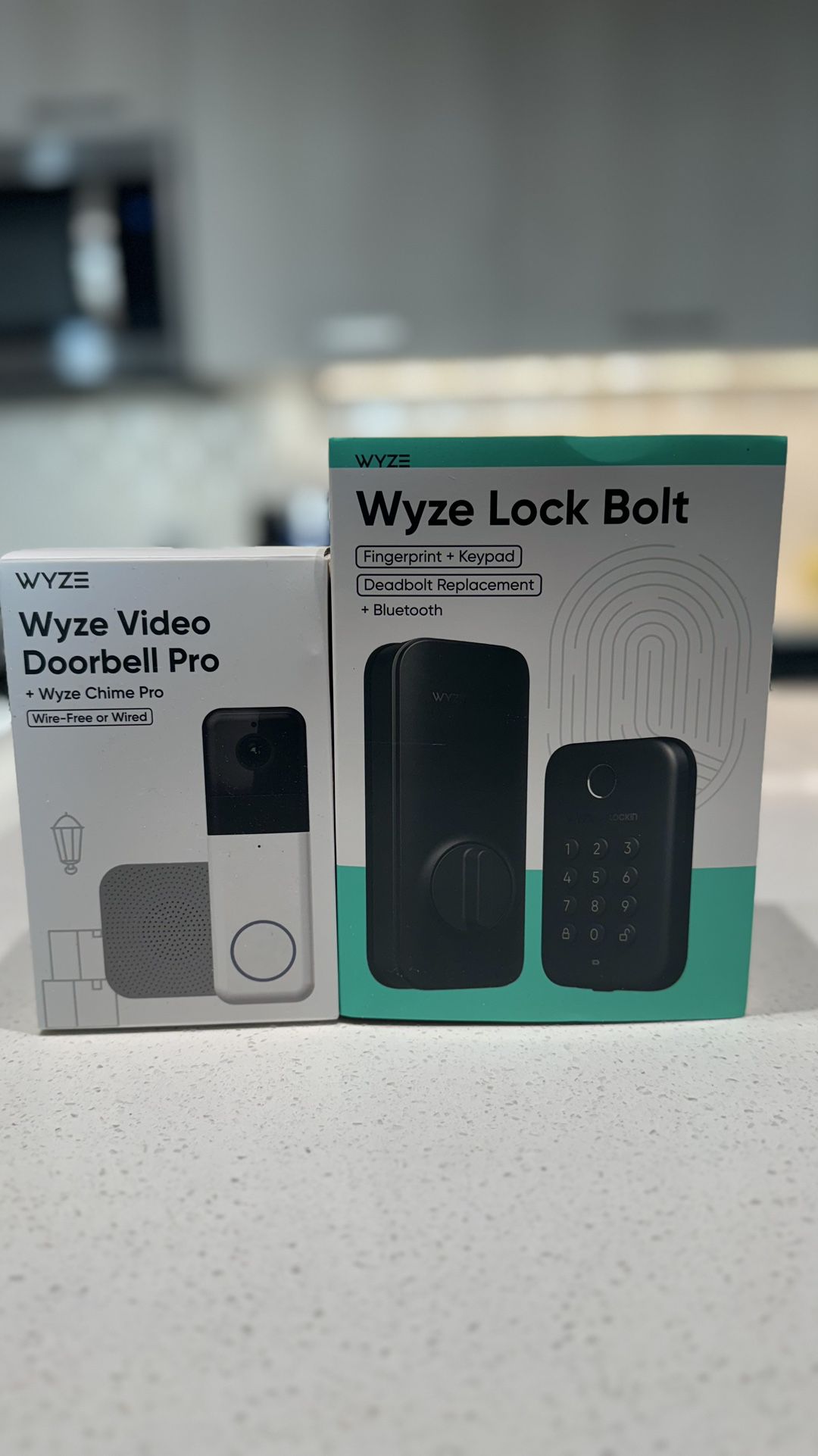 Wyze Video Doorbell Pro: batería, cámara de timbre inalámbrico con video QHD, adhesivo que se adhiere a las paredes,