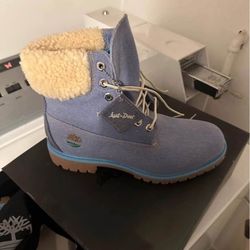 Timberland Just Don Denim Boots Size 10