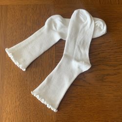 Princess White Edge Socks