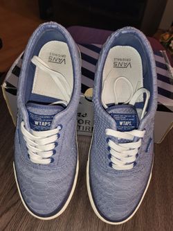 Vans Vault X WTAPS OG Era LX Blue Anaconda Size 8.5