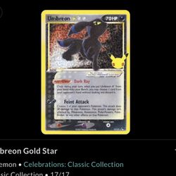 Umbreon Gold Star 