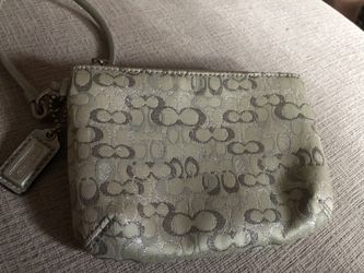 Coach Material Wristlet