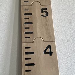 🌟 Wooden Child’s Growth Chart Ruler - Customizable 🌟