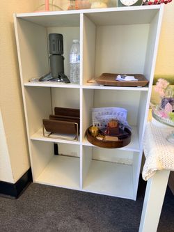 White 6-Cube Storage Organizer