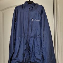 Columbia Windbreaker Jacket Large