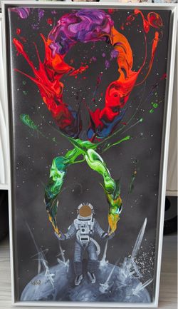 Infinite Kre8tion by artist KRE8 - embellished Glicee piece