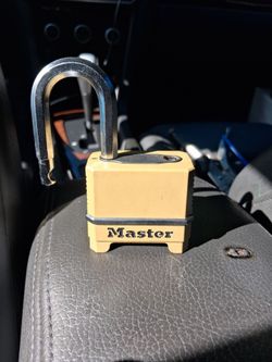 Master lock combination U lock