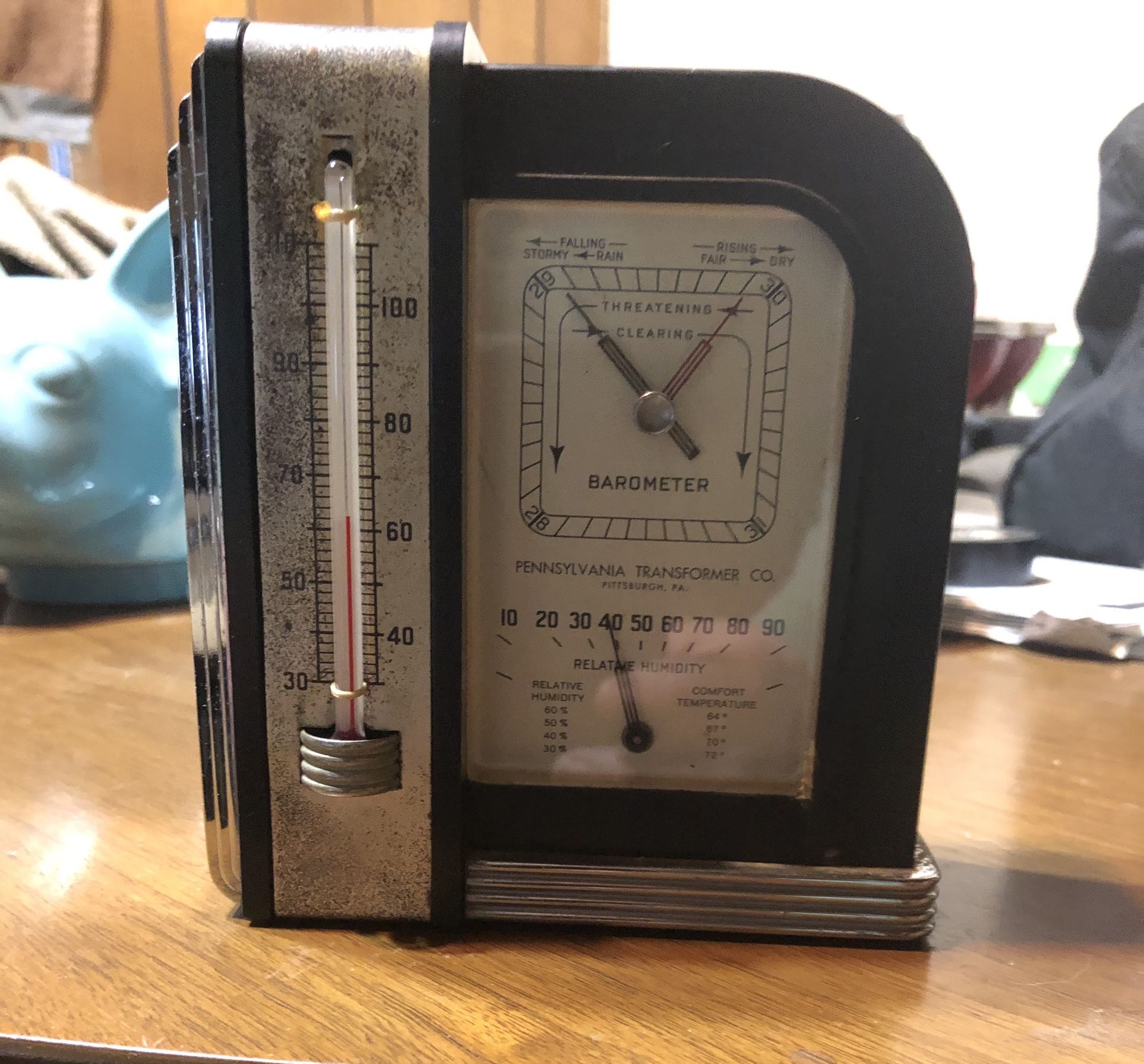 Antique Retro Weather Station 