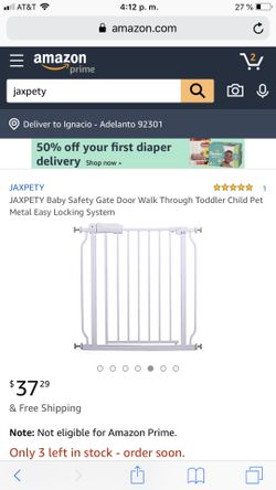 Jaxpety babe safety gate door