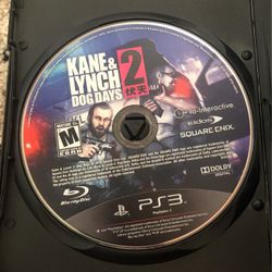 Kane And lynch Dog Days 2 PS3 No Original cover